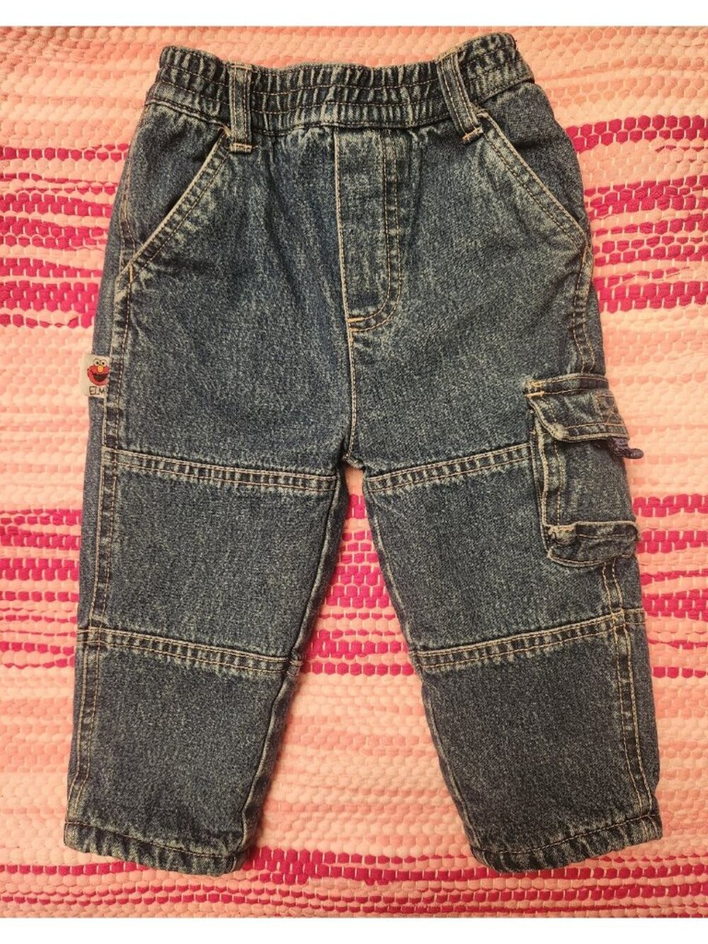 Vintage Sesame Street Elmo Jeans Size 12 Months